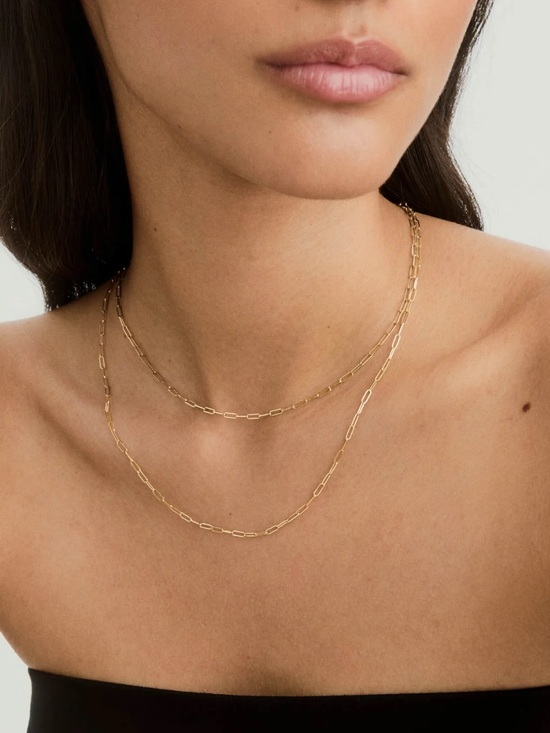 Mejuri Jewelry - Boyfriend Bold Chain Necklace - Gold 14k 18inch.